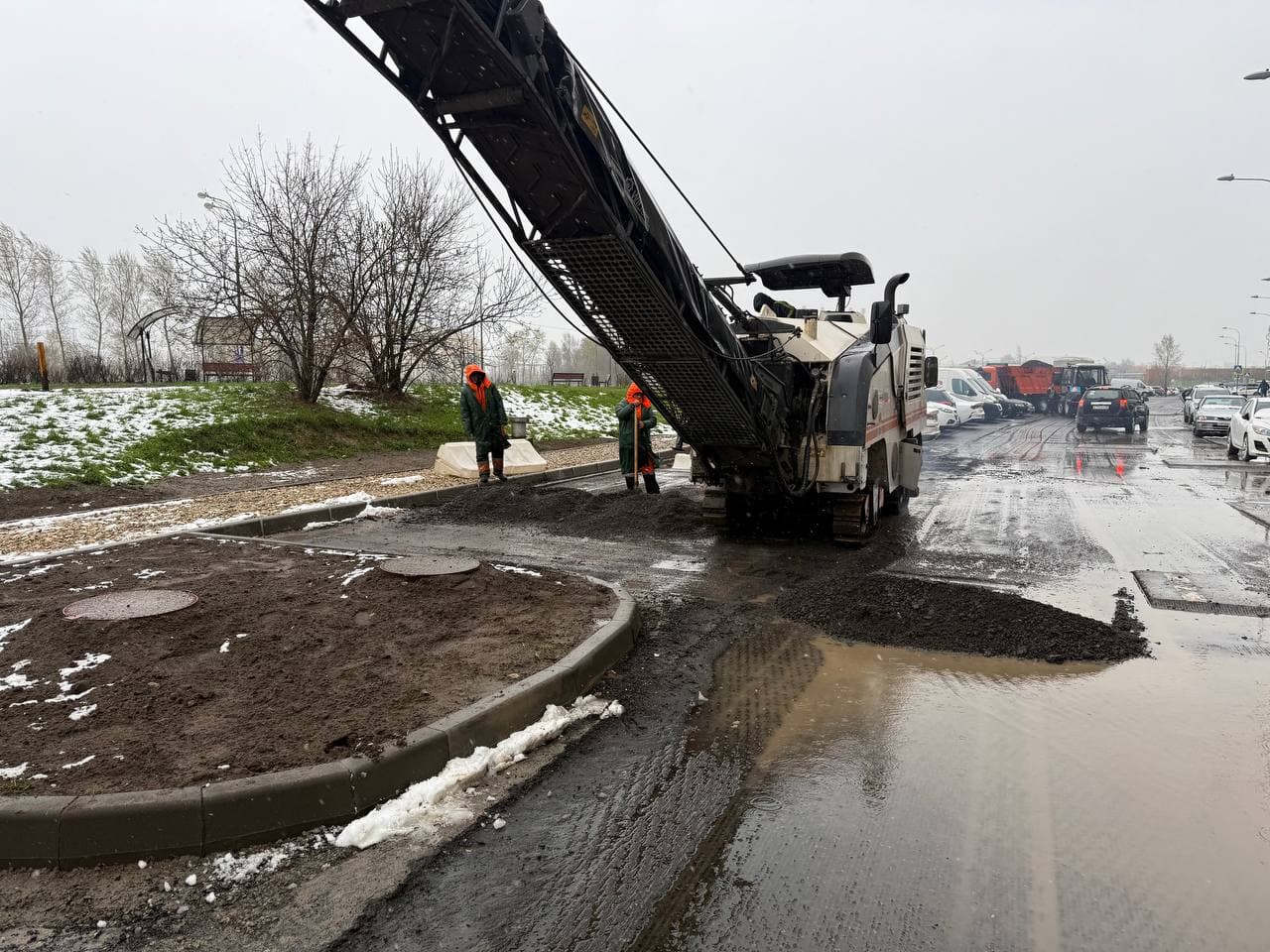 Фрезерование асфальта на объекте в Москве